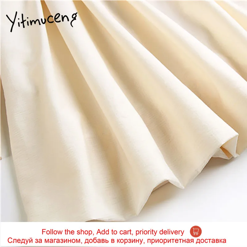 Yitimuceng Bow Fake 2 Pieces Sweet Dresses Women Mini A-Line Solid Spring 2021 Puff Sleeve O-Neck Long Sleeve Office Lady New
Yitimuceng Bow Fake 2 Pieces Sweet Dresses Women Mini A-Line Solid Spring 2021 Puff Sleeve O-Neck Long Sleeve Office Lady New