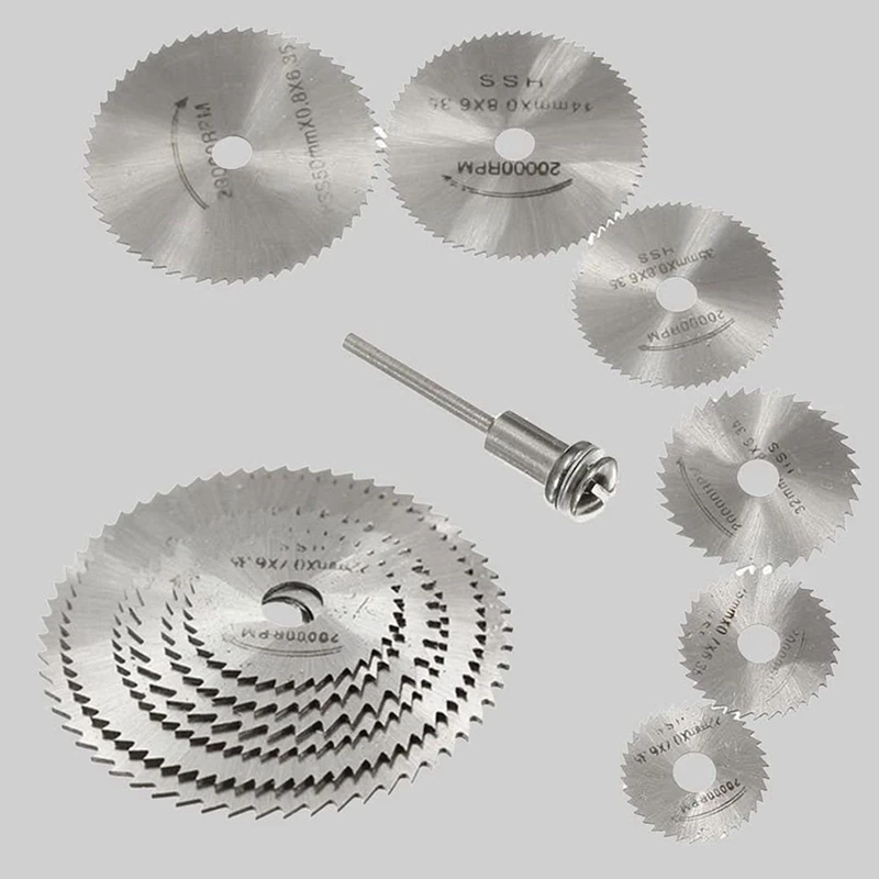 7Pcs Mini HSS High Speed Steel Saw Disc Wheel Circular Cutting Blades & 1set TS100 Soldering Iron Tip Stainless Steel
7Pcs Mini HSS High Speed Steel Saw Disc Wheel Circular Cutting Blades & 1set TS100 Soldering Iron Tip Stainless Steel
