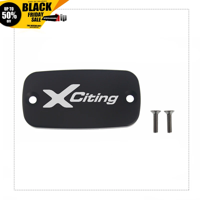 CNC Aluminum Motorcycle Brake Fluid Fuel Reservoir Tank Cover Cap FOR KYMCO Xciting 250 2011-2016
CNC Aluminum Motorcycle Brake Fluid Fuel Reservoir Tank Cover Cap FOR KYMCO Xciting 250 2011-2016