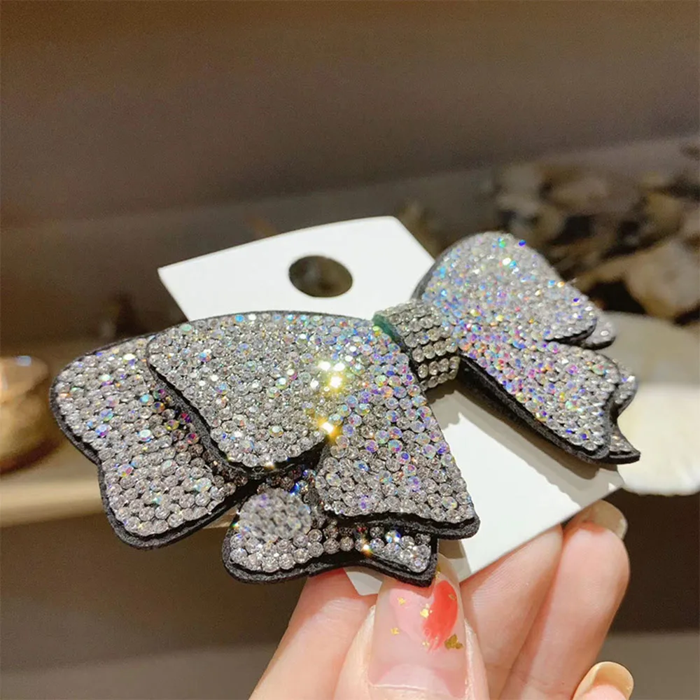 Women Crystal Bow Rhinestone Hair Clip For Children Barrettes Fashion Hairgrips Waterdrop Hairpins Hair Accessories
Women Crystal Bow Rhinestone Hair Clip For Children Barrettes Fashion Hairgrips Waterdrop Hairpins Hair Accessories