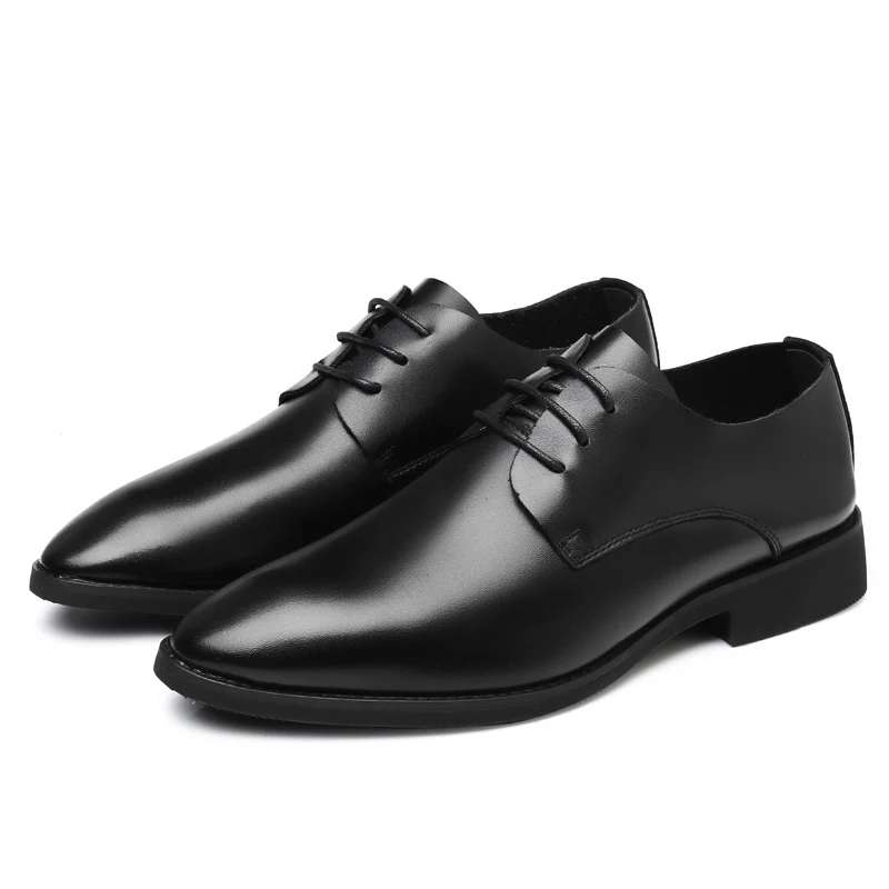 Men's Business Dress Shoes Leather Lace Pointed Shoes Office / Wedding / Banquet Men's Youth Shoes Wear Derby Shoes
Men's Business Dress Shoes Leather Lace Pointed Shoes Office / Wedding / Banquet Men's Youth Shoes Wear Derby Shoes