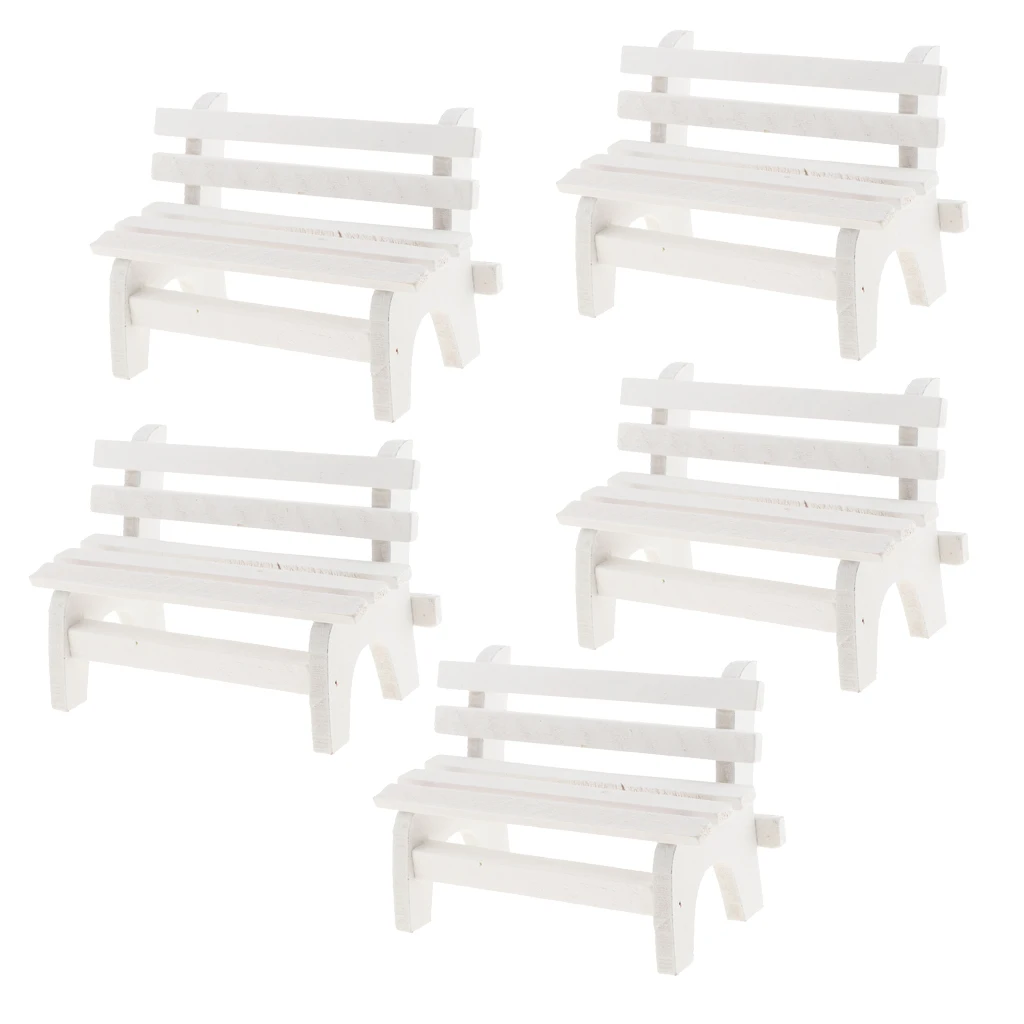 5pcs Cute Mini Chair Ornament Wooden Bench Model Miniatures Ornaments Craft Photo Props Home Garden Decoration Kids Toy Gift
5pcs Cute Mini Chair Ornament Wooden Bench Model Miniatures Ornaments Craft Photo Props Home Garden Decoration Kids Toy Gift