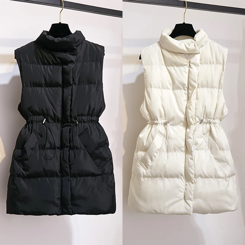 Women's Vest 2020 Winter Sleeveless Long Vest Jacket Plus Size Waistcoat Padded Coats Female Loose Warm Puffer Coat Ladies Parka
Women's Vest 2020 Winter Sleeveless Long Vest Jacket Plus Size Waistcoat Padded Coats Female Loose Warm Puffer Coat Ladies Parka
