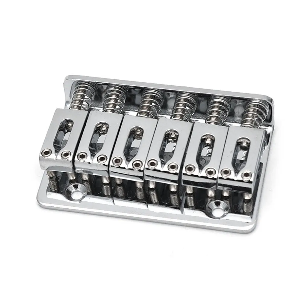 6 String 65MM Bridge Small Non-Tremolo Hardtail Saddle Bridge Top Load Guitar Tailpiece With Wrench Screws For Electric Guitar
6 String 65MM Bridge Small Non-Tremolo Hardtail Saddle Bridge Top Load Guitar Tailpiece With Wrench Screws For Electric Guitar