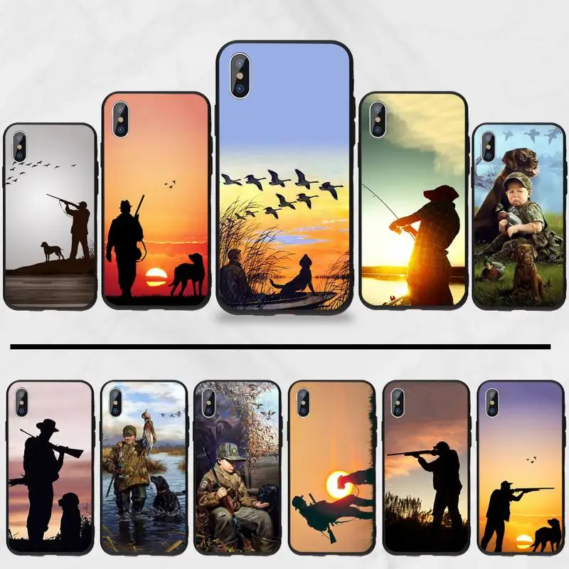 Чехол для телефона iPhone 11 12 mini pro XS MAX 8 7 6 6S Plus X 5S SE 2020 XR с изображением птицы утки