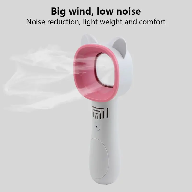 Portable Bladeless Fan Handheld Mini Cooler No Leaf Handy Fan USB Rechargeable Small Personal Cooling Tools for Home Office Outd
Portable Bladeless Fan Handheld Mini Cooler No Leaf Handy Fan USB Rechargeable Small Personal Cooling Tools for Home Office Outd