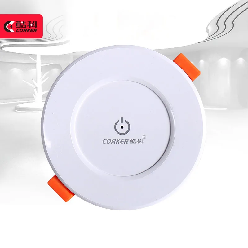 CORKER Showroom Remote Control Switch Round Ceiling IR Remote Controllers 220V 4 Ways Smart Lighting Switch Panels
CORKER Showroom Remote Control Switch Round Ceiling IR Remote Controllers 220V 4 Ways Smart Lighting Switch Panels