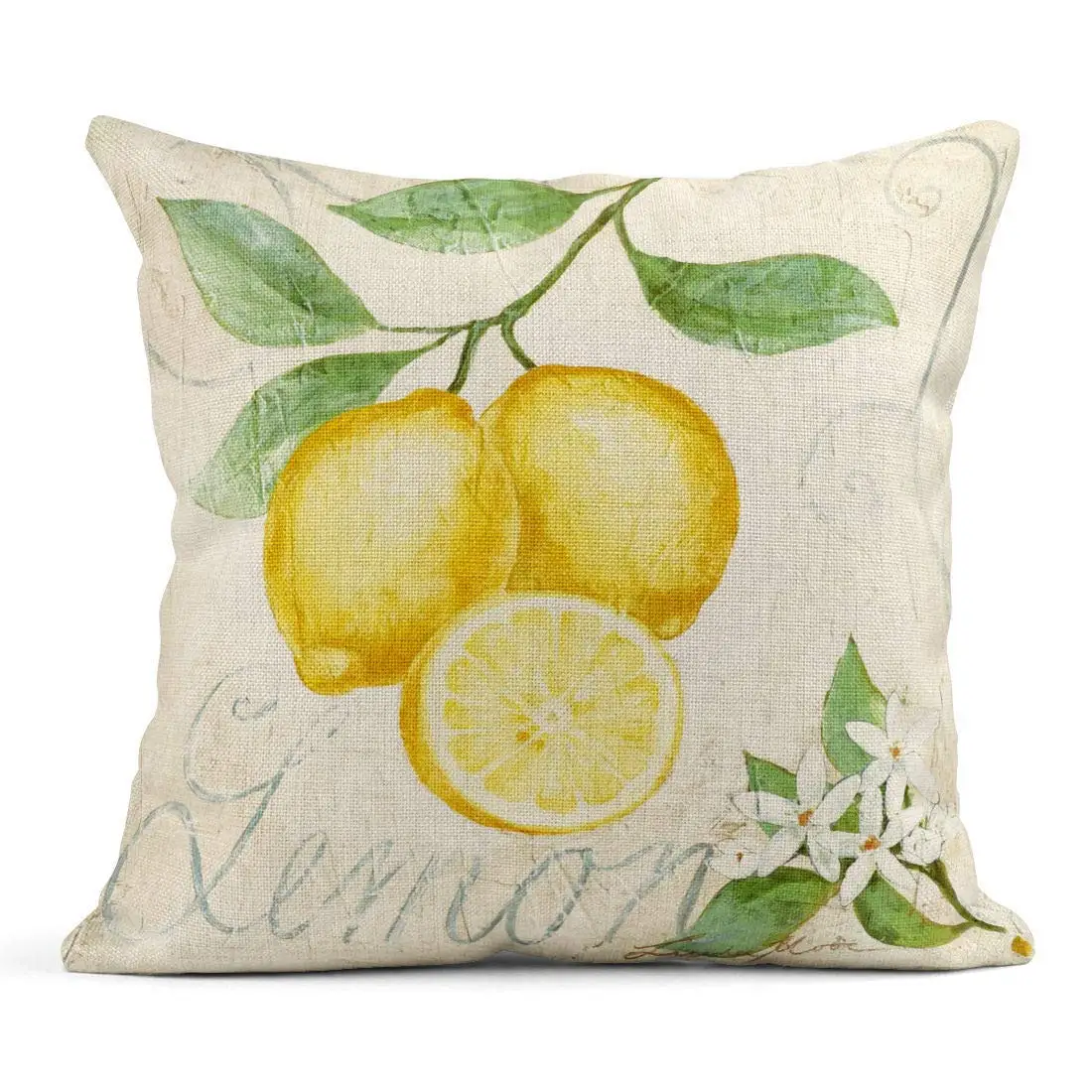 Linen Throw Pillow Cover Case Lemon Kitchen Decorative Pillow Cases Covers Home Decor Square 20 x 20 Inches Pillowcases
Linen Throw Pillow Cover Case Lemon Kitchen Decorative Pillow Cases Covers Home Decor Square 20 x 20 Inches Pillowcases