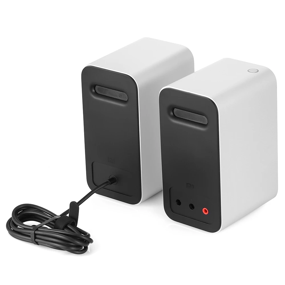 Xiaomi MI компьютерная Bluetooth колонка микрофон беспроводная стерео Aux светодиодный