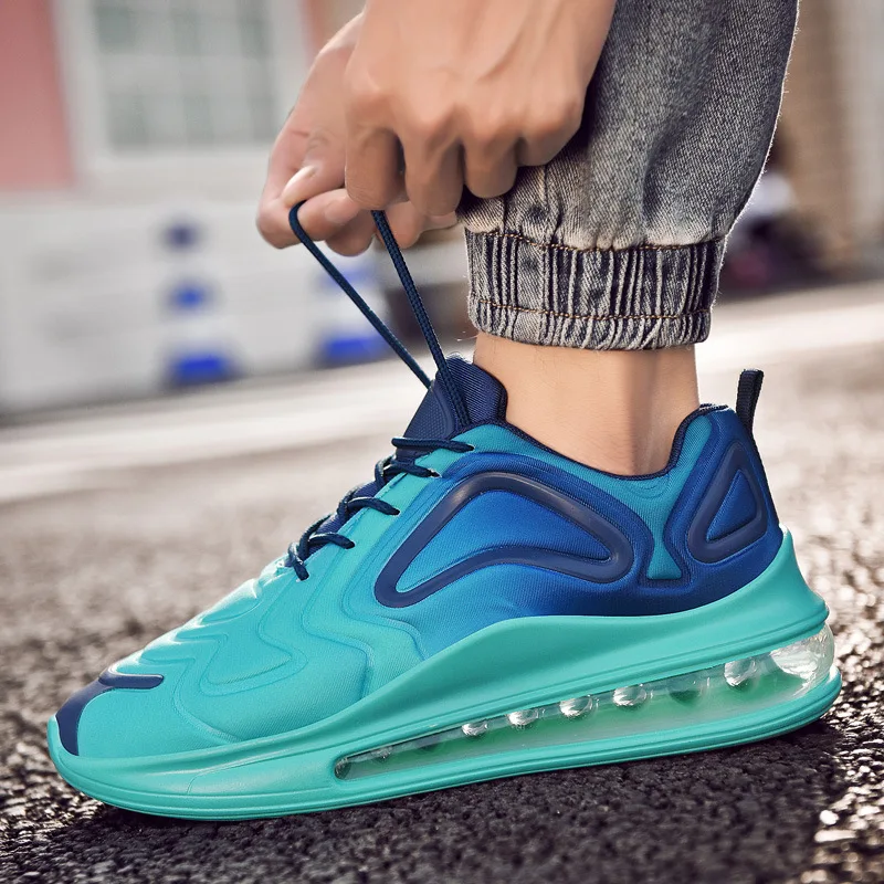 Large Size Men's Shoes Full Palm Air Cushion Breathable Fly Woven Casual Running Shoes Trend Personality Outdoor Sports Shoes
Large Size Men's Shoes Full Palm Air Cushion Breathable Fly Woven Casual Running Shoes Trend Personality Outdoor Sports Shoes