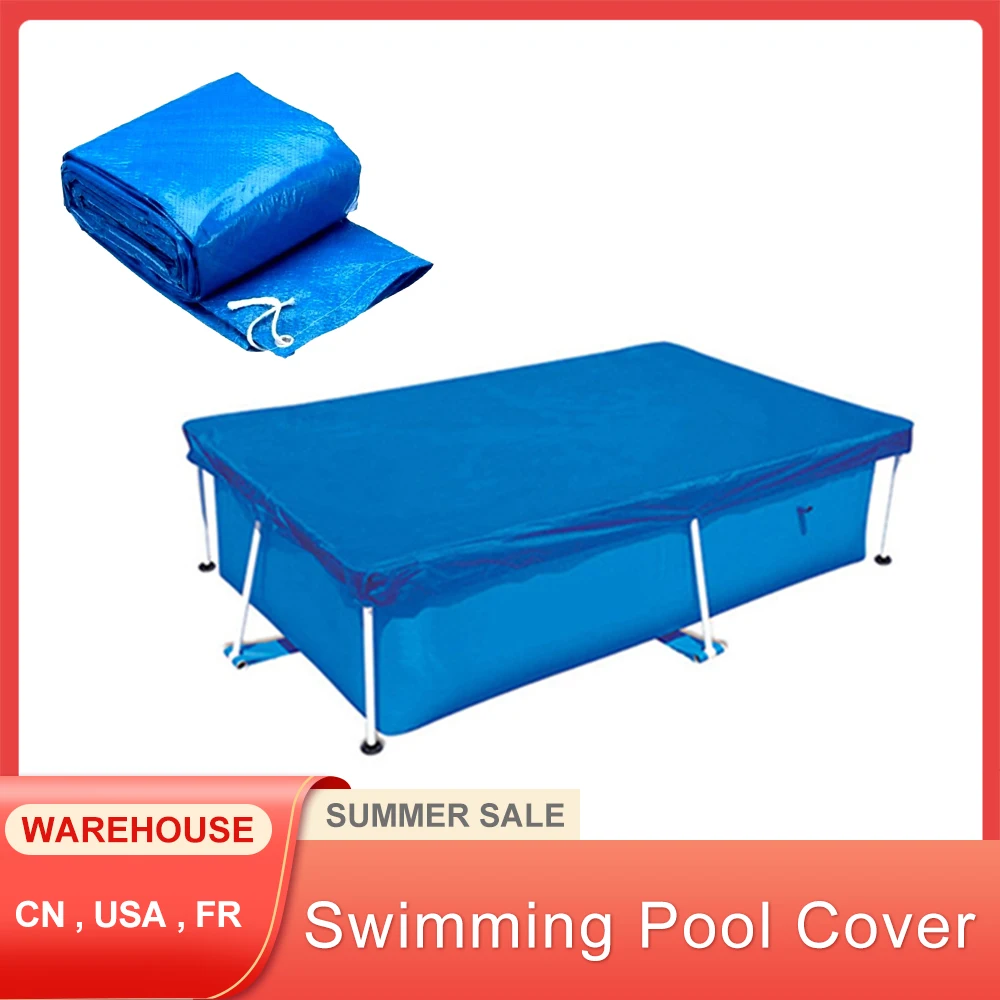 Rectangular Pool Cover Tarpaulin Solar Swimming Pool Protection Cover Heat Insulation Film For Indoor Outdoor Pool Accessories 
Rectangular Pool Cover Tarpaulin Solar Swimming Pool Protection Cover Heat Insulation Film For Indoor Outdoor Pool Accessories