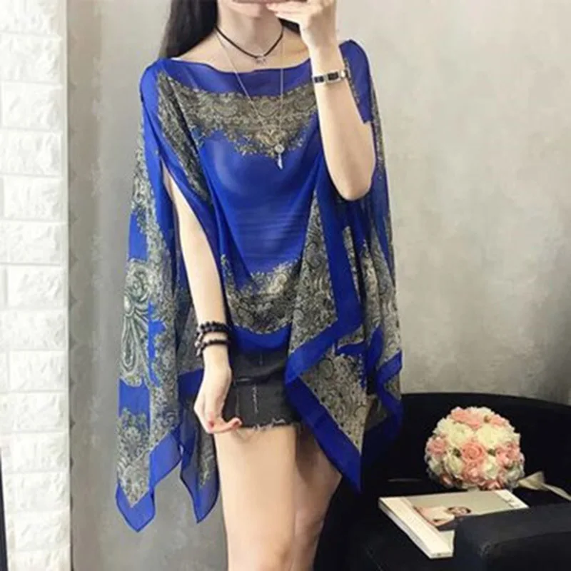 Hot 1pc Women Shawl Boho Floral Print Chiffon Sunproof Beach Bikini Cover Up for Summer MVI-ing
Hot 1pc Women Shawl Boho Floral Print Chiffon Sunproof Beach Bikini Cover Up for Summer MVI-ing