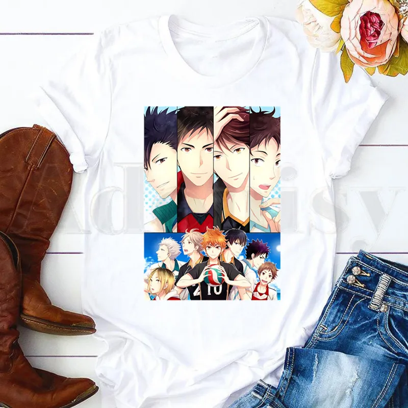 Short Sleeve Female Tops Tees Harajuku VintageT Shirts Oya Oya Oya Haikyuu Kuroo Funny Anime Graphic Women's T-shirt
Short Sleeve Female Tops Tees Harajuku VintageT Shirts Oya Oya Oya Haikyuu Kuroo Funny Anime Graphic Women's T-shirt