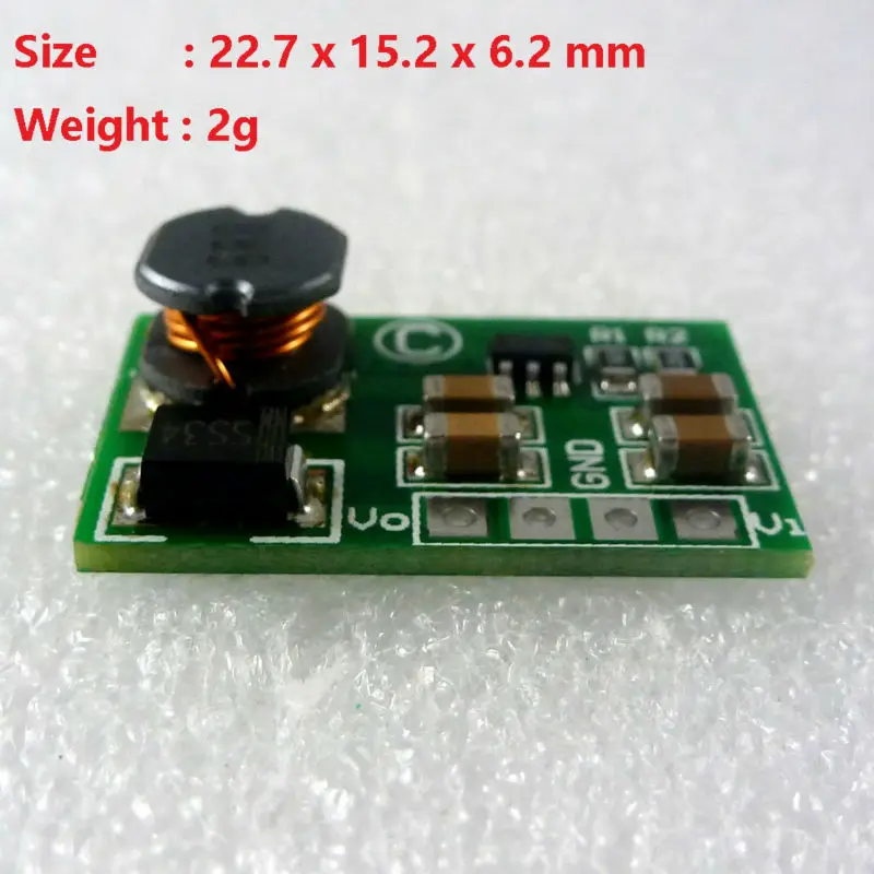DD2424SA_5V 3V 3.7V to 5V DC DC Boost Step-up Converter Power Supply Module for Solar mobile phone smartphone Li ion battery c
DD2424SA_5V 3V 3.7V to 5V DC DC Boost Step-up Converter Power Supply Module for Solar mobile phone smartphone Li ion battery c