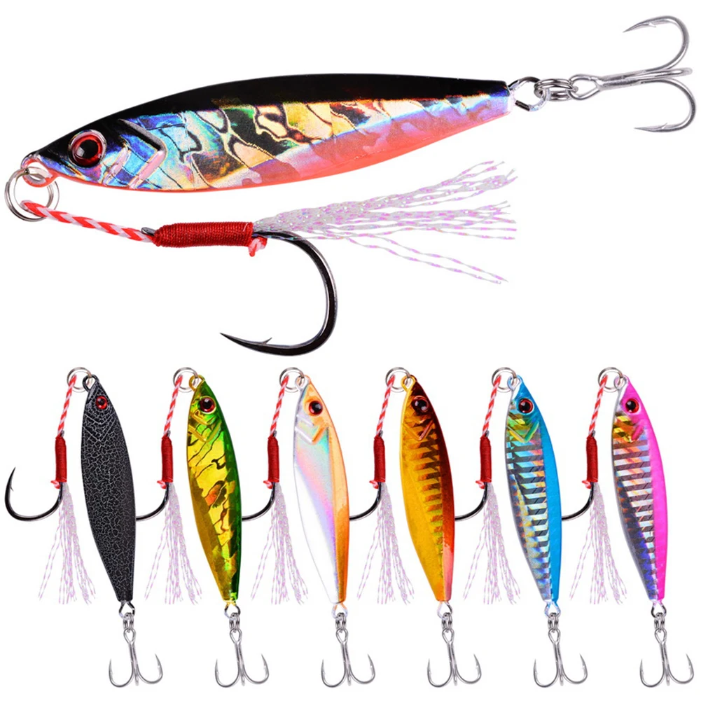 14g/21g/30g Jigging Fishing Lure Metal Flat Sinking Lures Freshwater Saltwater Jigs Spoon Fishing Hard Bait with Dual Hooks New
14g/21g/30g Jigging Fishing Lure Metal Flat Sinking Lures Freshwater Saltwater Jigs Spoon Fishing Hard Bait with Dual Hooks New