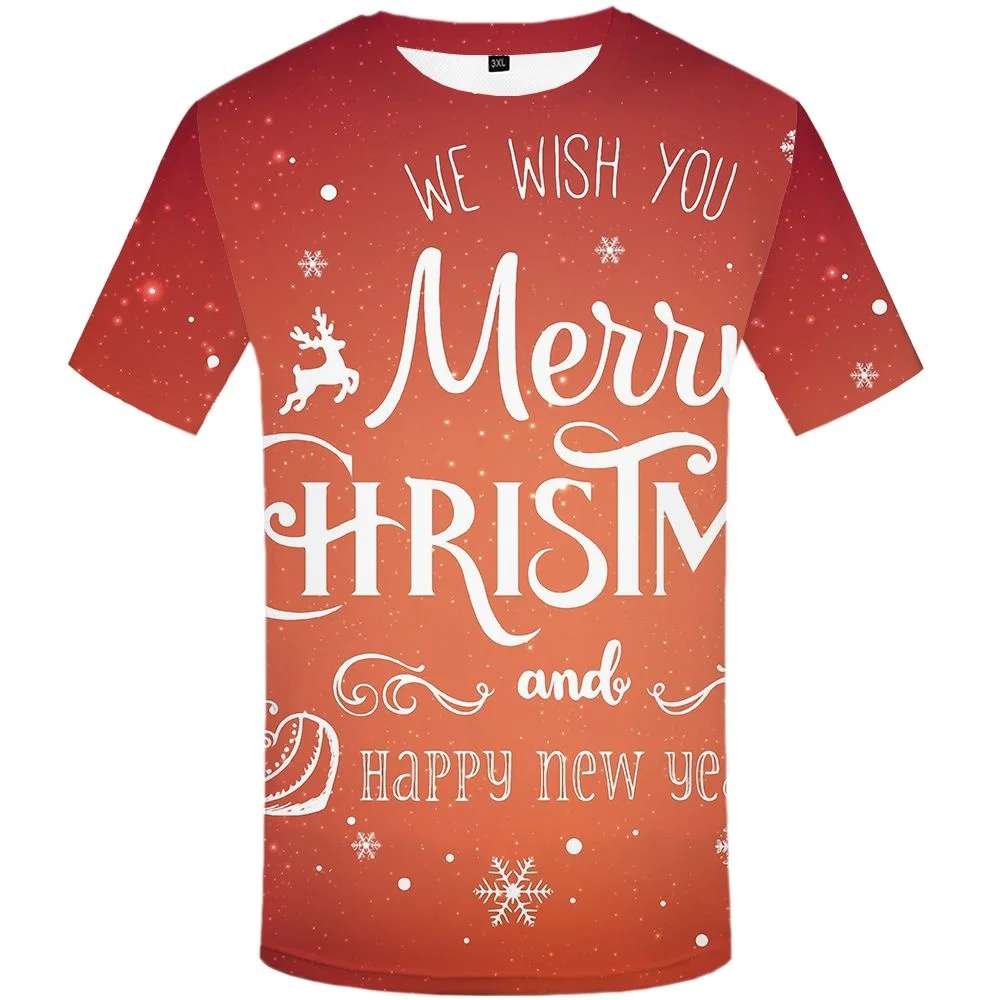 Merry Christmas Children's T-Shirt, Interesting Animation Clothing, Red 3d Christmas T-Shirt, Punk Rock Printed T-Shirt,3-14T
Merry Christmas Children's T-Shirt, Interesting Animation Clothing, Red 3d Christmas T-Shirt, Punk Rock Printed T-Shirt,3-14T