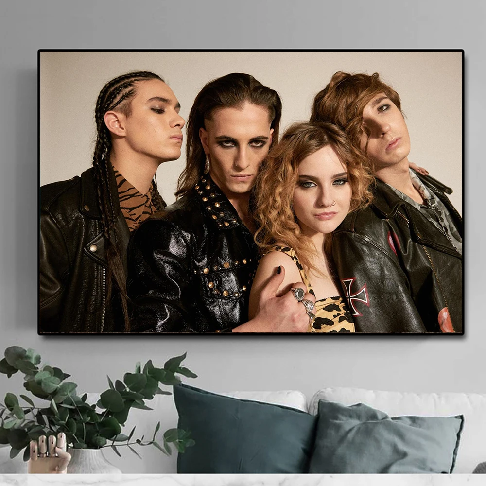 Fashion Band Maneskin Poster and prints Canvas Painting Modern Style Wall Art Picture for Living Room Bedroom Decor Cuadros
Fashion Band Maneskin Poster and prints Canvas Painting Modern Style Wall Art Picture for Living Room Bedroom Decor Cuadros