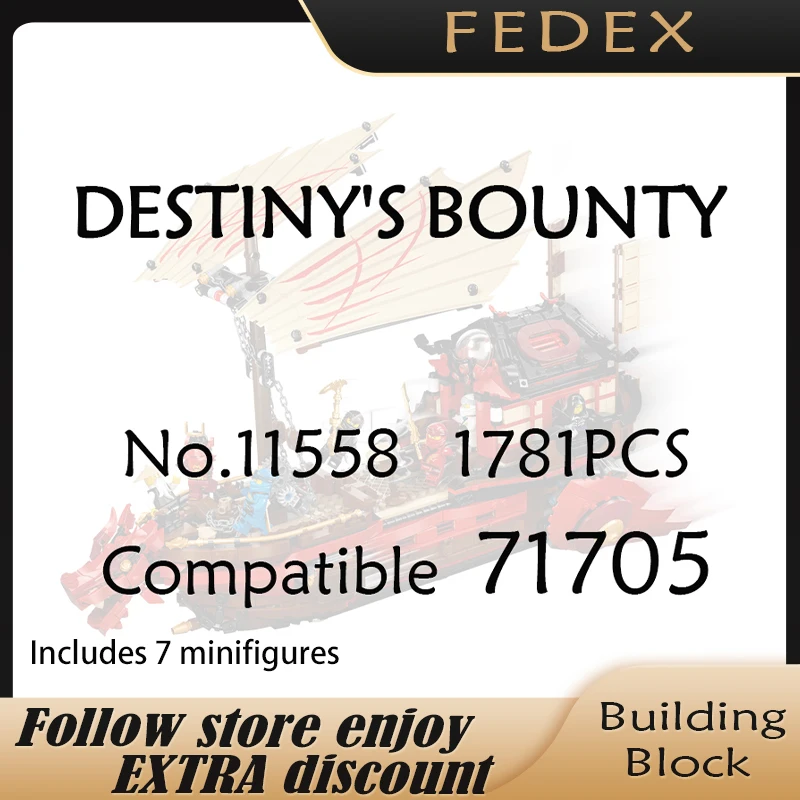 4029 Movies Small Destiny's Bounty Ship Building Block Dargon Boat Collection Model Children Toys For Boy Girl Educational Gifts
4029 Movies Small Destiny's Bounty Ship Building Block Dargon Boat Collection Model Children Toys For Boy Girl Educational Gifts