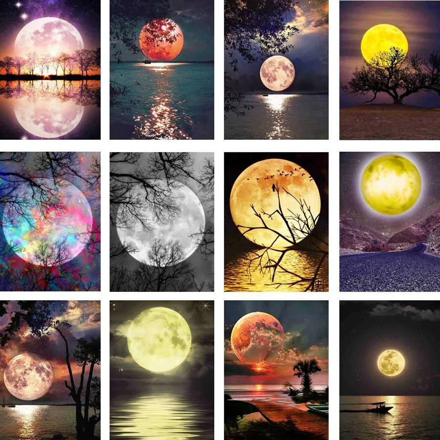 5D DIY Diamond Painting Moon Full Round Diamond Embroidery Landscape Cross Stitch Mosaic Sale Home Decoration
5D DIY Diamond Painting Moon Full Round Diamond Embroidery Landscape Cross Stitch Mosaic Sale Home Decoration