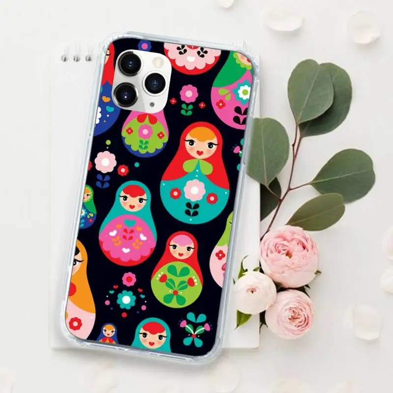 Matryoshka Russian Colorful Pattern Phone Case for iPhone 11 12 mini pro XS MAX 8 7 6 6S Plus X 5S SE 2020 XR Luxury brand funda
Matryoshka Russian Colorful Pattern Phone Case for iPhone 11 12 mini pro XS MAX 8 7 6 6S Plus X 5S SE 2020 XR Luxury brand funda