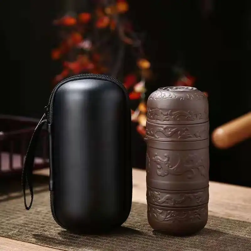 Purple Sand Tea Set Chinese Travel Outdoor Teapot A Pot of Four Portable Office Home Kung Fu Tea Cup Set
Purple Sand Tea Set Chinese Travel Outdoor Teapot A Pot of Four Portable Office Home Kung Fu Tea Cup Set