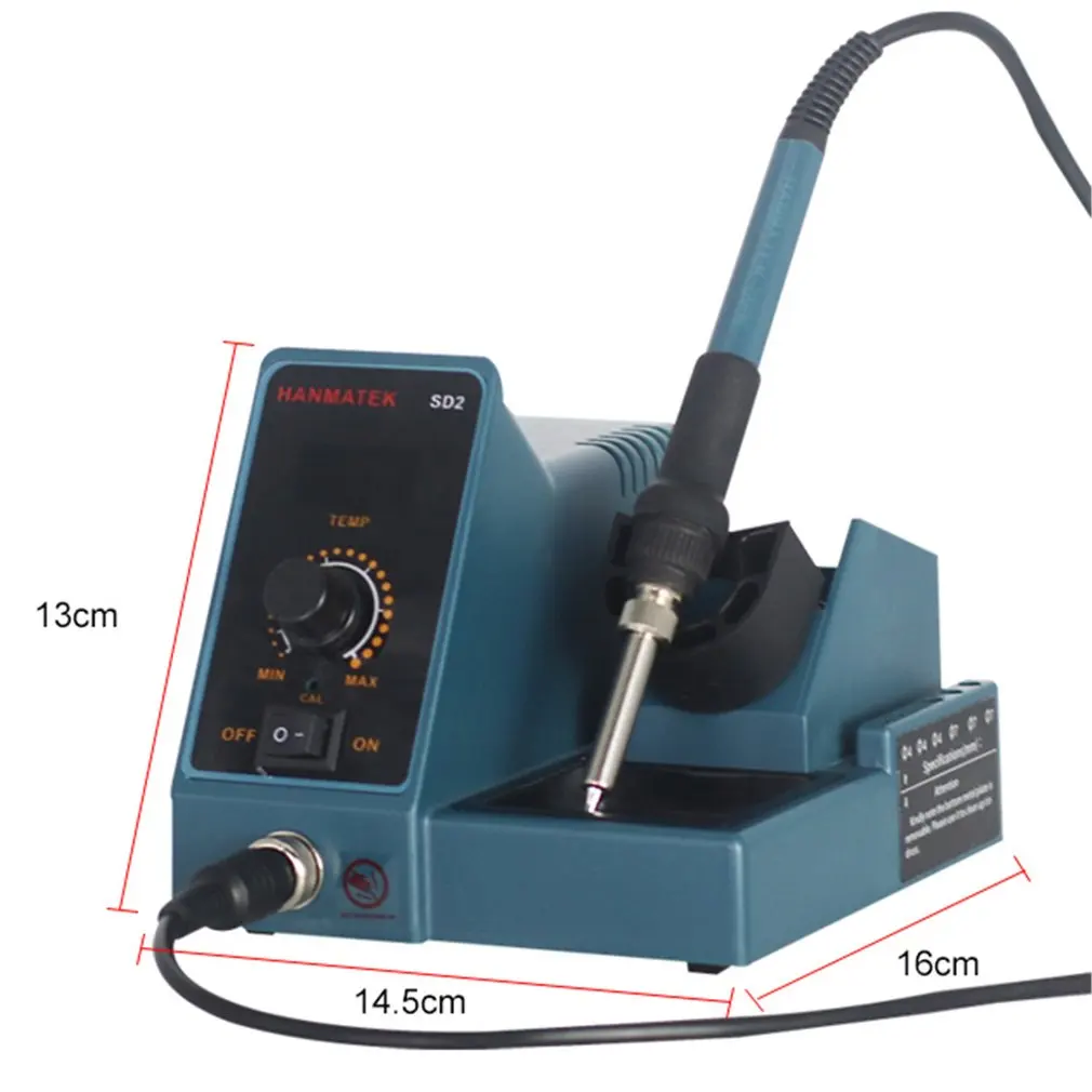 LCD Digital Thermostat Soldering Station / Rework Stations SD2 60W Temperature Control ESD For Phone PCB IC SMD BGA Welding
LCD Digital Thermostat Soldering Station / Rework Stations SD2 60W Temperature Control ESD For Phone PCB IC SMD BGA Welding