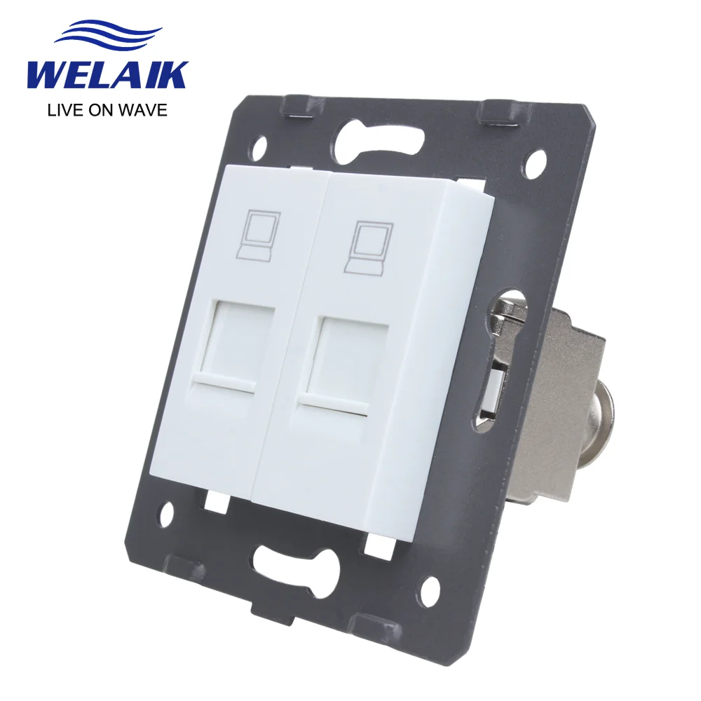 Сетевая розетка WELAIK RJ45, стандарт ЕС, гигабитная, внутренняя, CAT6A, супер экранированная, для компьютера, без стеклянной панели, 45*45 мм, A82COCJW
Сетевая розетка WELAIK RJ45, стандарт ЕС, гигабитная, внутренняя, CAT6A, супер экранированная, для компьютера, без стеклянной панели, 45*45 мм, A82COCJW
