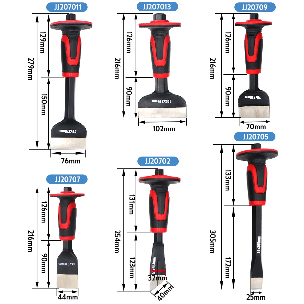 BRAKEMAN Masonry Plugging Chisels With Hand Guard Tools Cold Chisels 10 inch for Demolishing Carving Splitting Breaking Hounding
BRAKEMAN Masonry Plugging Chisels With Hand Guard Tools Cold Chisels 10 inch for Demolishing Carving Splitting Breaking Hounding