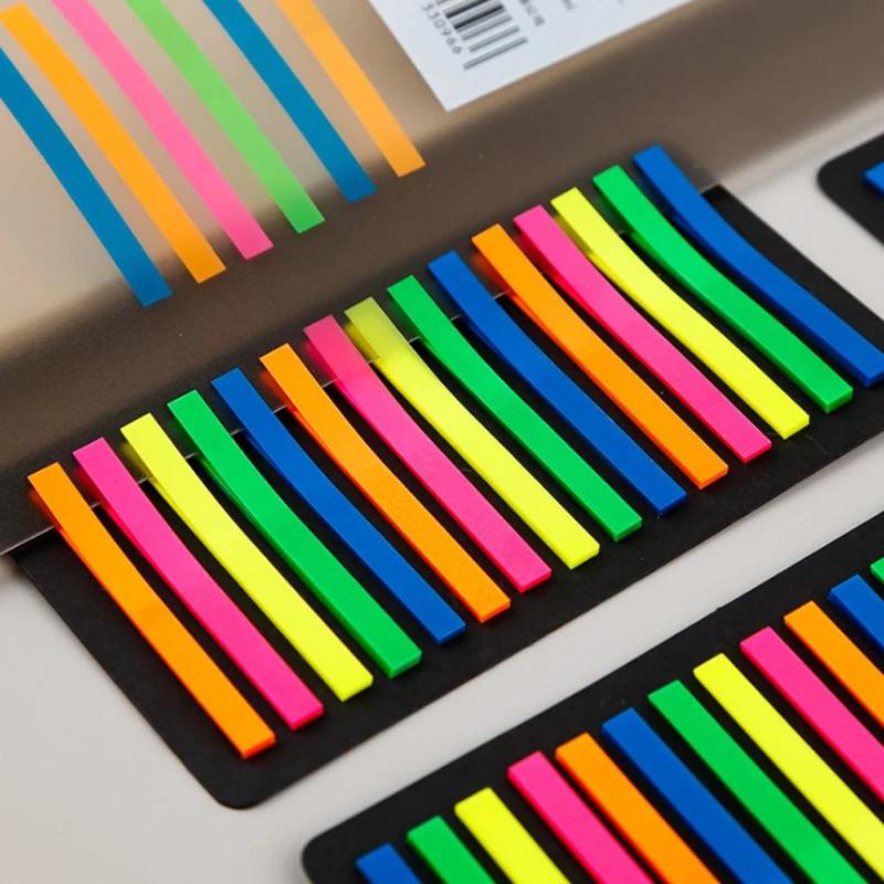160/300 pcs/pack Colorful Transparent Fluorescent Index Tabs Flags Sticky Note Stationery
160/300 pcs/pack Colorful Transparent Fluorescent Index Tabs Flags Sticky Note Stationery
