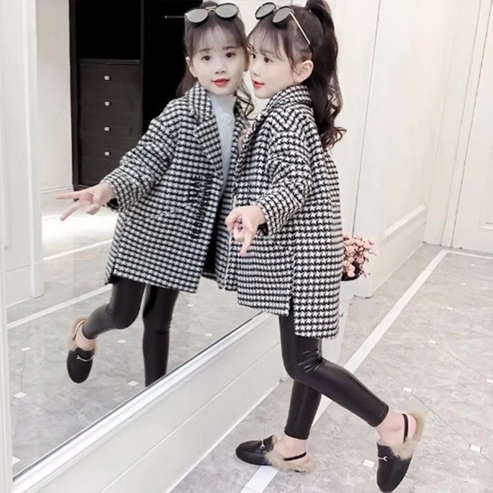 New Winter Children Jackets Coats For Girls Autumn Teengers Wool Kids Tops Outwear Turn-down Collar Windbreaker Thick Warm Coat
New Winter Children Jackets Coats For Girls Autumn Teengers Wool Kids Tops Outwear Turn-down Collar Windbreaker Thick Warm Coat
