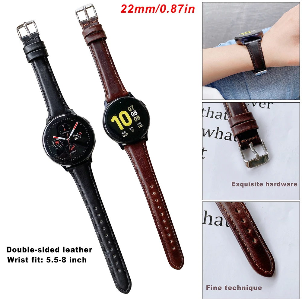 Men Women Universal Leather Strap 20mm 22mm Width Replacement Fashionable Luxury Watchband Quick Fit Quick Release Watch Band
Men Women Universal Leather Strap 20mm 22mm Width Replacement Fashionable Luxury Watchband Quick Fit Quick Release Watch Band