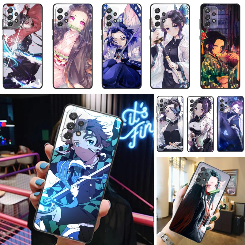 Demon Slayer Kamado Tanjirou Agatsuma Zenitsu Kimetsu No Yaiba Kamado Nezuko Phone Case For Samsung Galaxy A52 A72 4G 5G Coque
Demon Slayer Kamado Tanjirou Agatsuma Zenitsu Kimetsu No Yaiba Kamado Nezuko Phone Case For Samsung Galaxy A52 A72 4G 5G Coque