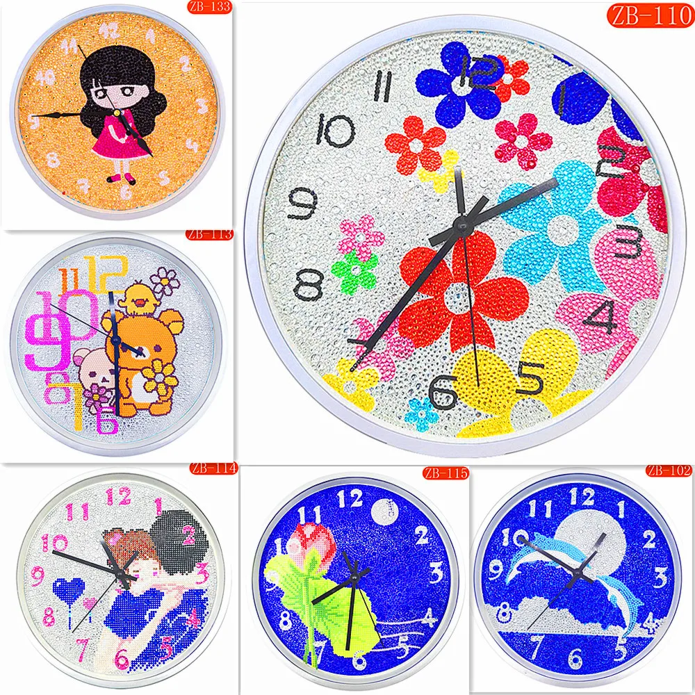 3D Special Shaped Diamond Embroidery Frower Wall Clock Cartoon Animal Diamond Painting Cross Stitch Watch Diamond Mosaic Decor
3D Special Shaped Diamond Embroidery Frower Wall Clock Cartoon Animal Diamond Painting Cross Stitch Watch Diamond Mosaic Decor
