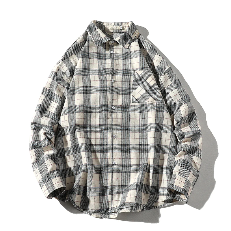 New Japanse Hip Hop Men Shirt 2020 Fashion Spring Casual Streetwear Plaid Plus Size 5XL Long Sleeve Turn-down Camisa masculina
New Japanse Hip Hop Men Shirt 2020 Fashion Spring Casual Streetwear Plaid Plus Size 5XL Long Sleeve Turn-down Camisa masculina