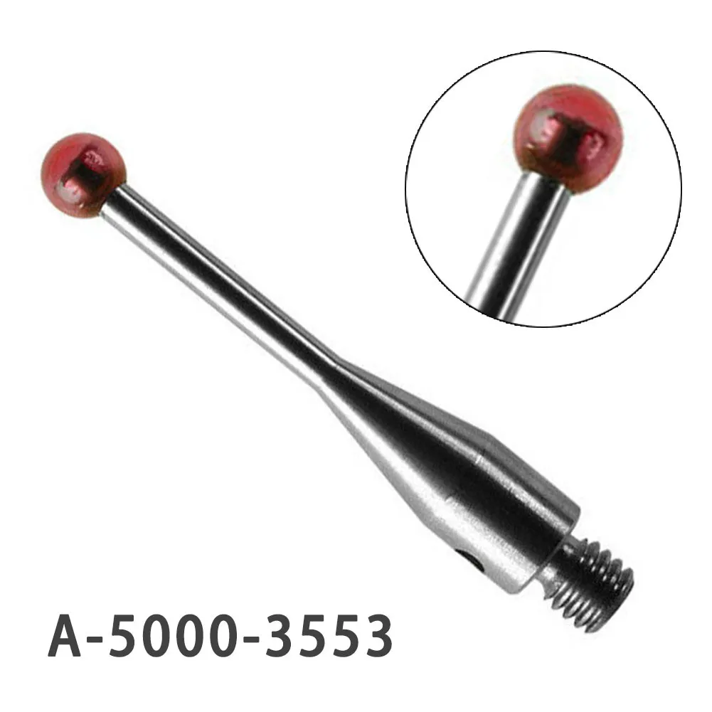 CMM Touch Probe CMM Stylus Tips M3 21mm Long CMM Styli 3mm Ball A-5000-3553 Made Of High-quality Materials Durable
CMM Touch Probe CMM Stylus Tips M3 21mm Long CMM Styli 3mm Ball A-5000-3553 Made Of High-quality Materials Durable