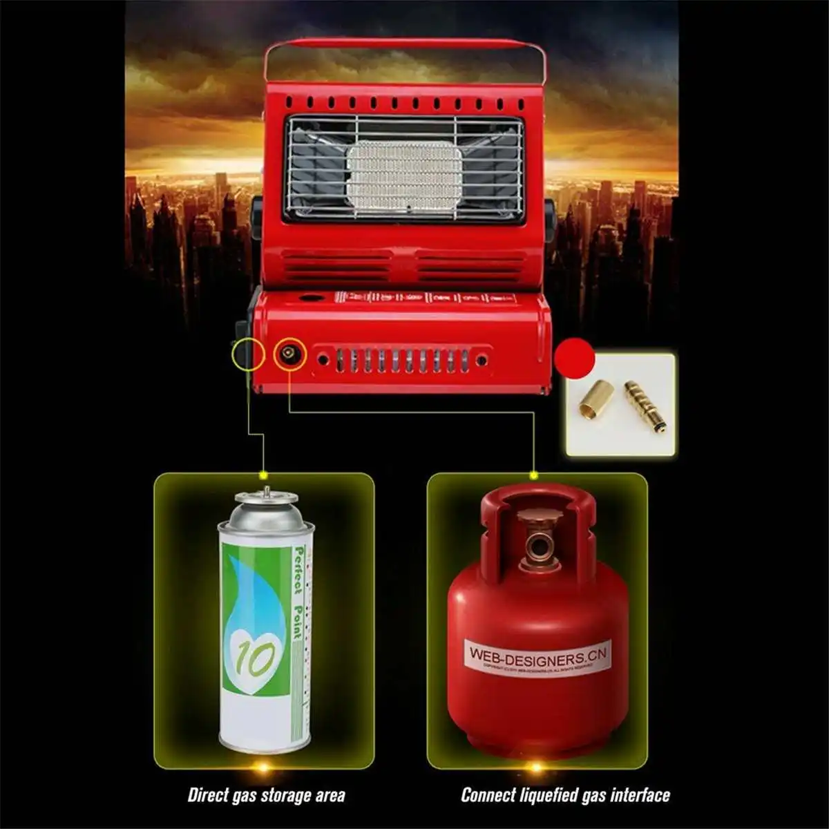 2 in 1 Outdoor Stove Portable Outdoor Camping Mini Heater Cap for Butane Gas Stove Burner Warmer Heater Stainless Steel Heater
2 in 1 Outdoor Stove Portable Outdoor Camping Mini Heater Cap for Butane Gas Stove Burner Warmer Heater Stainless Steel Heater