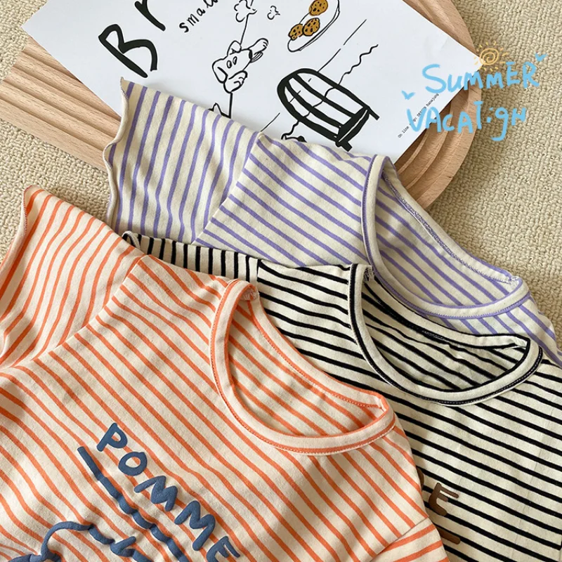 2021 Newborn Baby Cute Cartoon Print Romper Girl Boy Short Sleeve Letter Stripe Jumpsuit Infant Summer Casual Bodysuit Clothing 
2021 Newborn Baby Cute Cartoon Print Romper Girl Boy Short Sleeve Letter Stripe Jumpsuit Infant Summer Casual Bodysuit Clothing