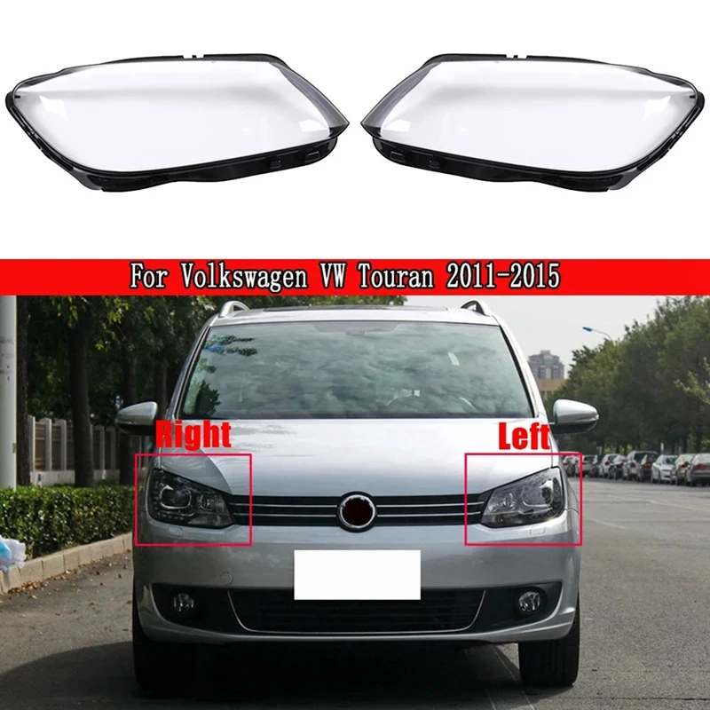 1Pair Car Front Headlight Cover Headlamp Lens Shell Replacement For-Touran 2011- 2015
1Pair Car Front Headlight Cover Headlamp Lens Shell Replacement For-Touran 2011- 2015