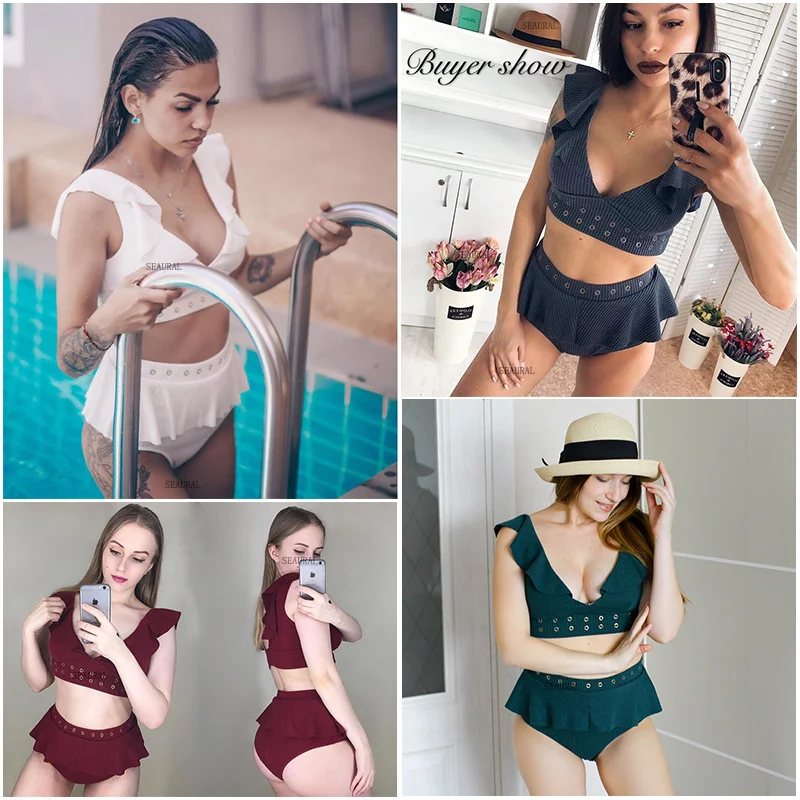 2020 New High Waist Bikini Swimwear Women Swimsuit Push Up Bikinis Women Bathing Suit Biquini Ruffle Bikini Summer Beach Wear
2020 New High Waist Bikini Swimwear Women Swimsuit Push Up Bikinis Women Bathing Suit Biquini Ruffle Bikini Summer Beach Wear