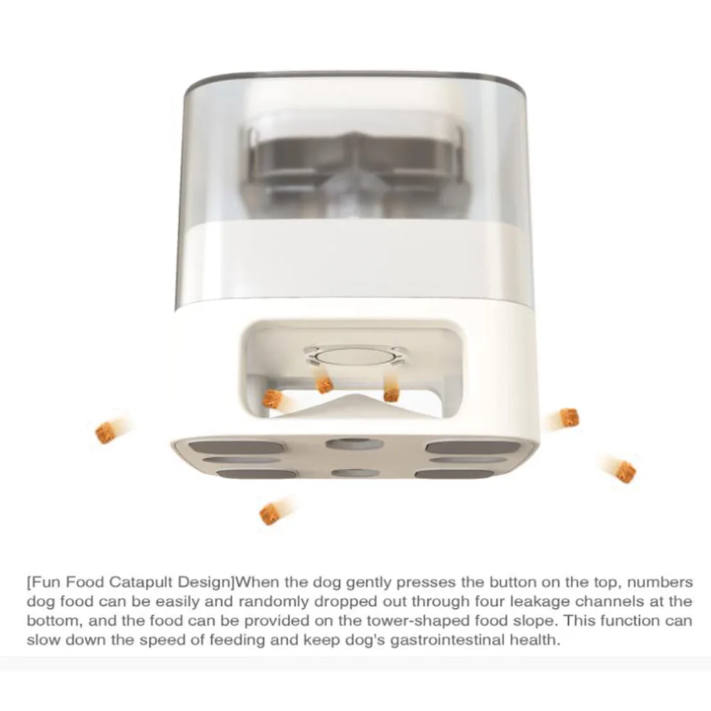 Intelligence Training Pet Bowl Leaking Food Toy Slow Feeder Catapult Leaky Eating Puzzle Interactive Bullet-feeding Device
Intelligence Training Pet Bowl Leaking Food Toy Slow Feeder Catapult Leaky Eating Puzzle Interactive Bullet-feeding Device