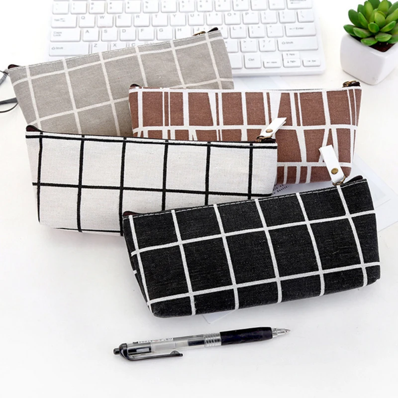 Canvas Geometric Pencil Bag Case School Simple Striped Grid Solid Color Pencil Bag Case Pouch Office Students Dropshipping
Canvas Geometric Pencil Bag Case School Simple Striped Grid Solid Color Pencil Bag Case Pouch Office Students Dropshipping