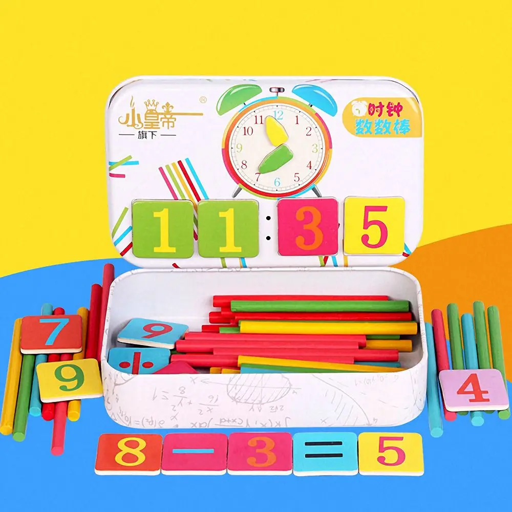 Montessori Magnetic Iron Box Digital Clock Math Toy Number Counting Toy Wooden Stick Baby Kids Learning Educational Toy plays
Montessori Magnetic Iron Box Digital Clock Math Toy Number Counting Toy Wooden Stick Baby Kids Learning Educational Toy plays