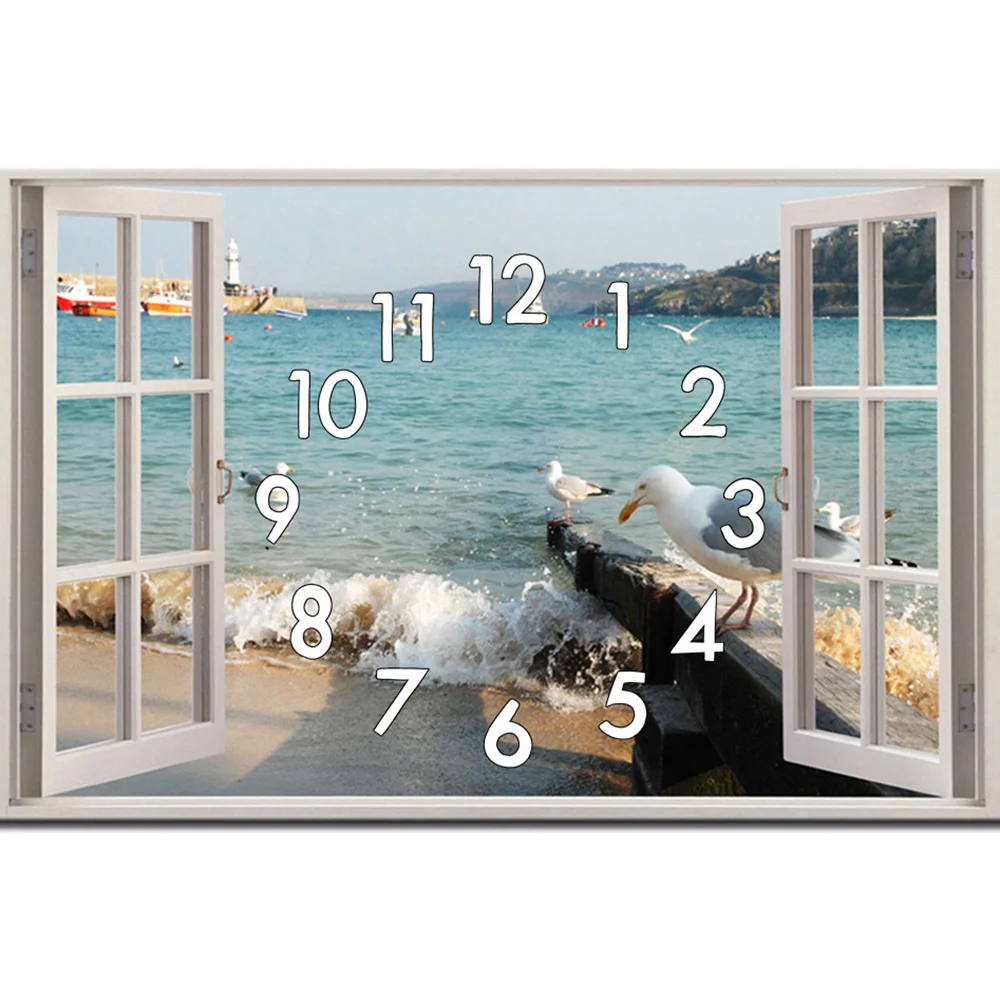Dpsprue 5D Diamond Painting Kit With Clock Cross stitch Full Square Round Window Seabird Diamond Embroidery Mosaic Gift
Dpsprue 5D Diamond Painting Kit With Clock Cross stitch Full Square Round Window Seabird Diamond Embroidery Mosaic Gift