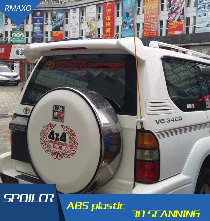 Спойлер для Toyota FJ90 PRADO 3400 спойлер из АБС-материала заднего крыла автомобиля
