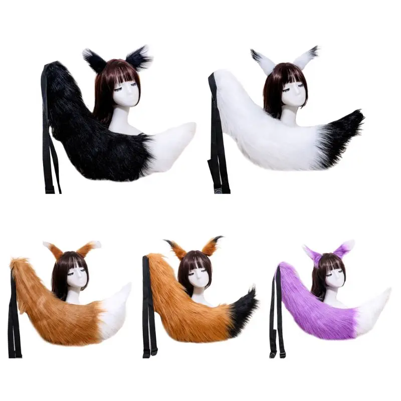 Fluffy Plush Cat Wolf Ears Hair Clip with Long Animal Tail Anime Cosplay Costume Dropshipping
Fluffy Plush Cat Wolf Ears Hair Clip with Long Animal Tail Anime Cosplay Costume Dropshipping