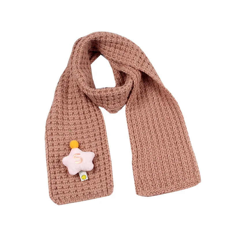 Korean cartoon star children's thick wool knitted scarf autumn and winter boys and girls baby cute shape solid color wool scarf
Korean cartoon star children's thick wool knitted scarf autumn and winter boys and girls baby cute shape solid color wool scarf