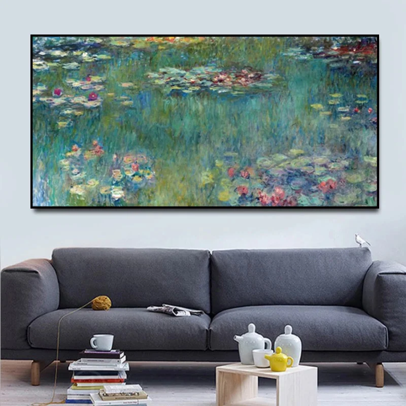 Claude Monet Water Lotus Canvas Paintings Reproduction Impressionist Art Posters and Print Wall Pictures for Home Decoration
Claude Monet Water Lotus Canvas Paintings Reproduction Impressionist Art Posters and Print Wall Pictures for Home Decoration