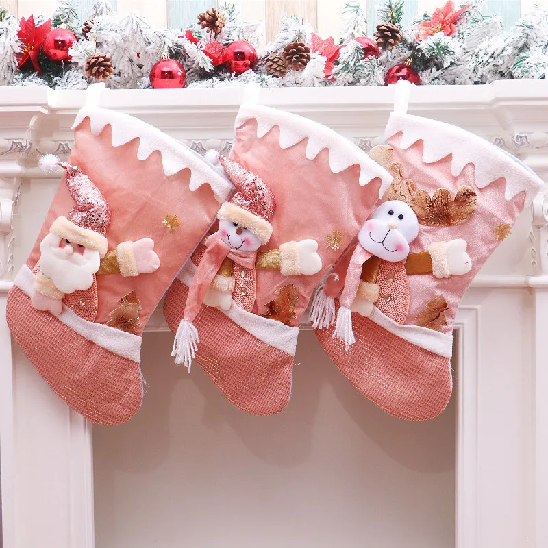 Christmas Stockings Beautiful Cute Pattern Hanging Stockings for Family Christmas Decoration THJ99
Christmas Stockings Beautiful Cute Pattern Hanging Stockings for Family Christmas Decoration THJ99