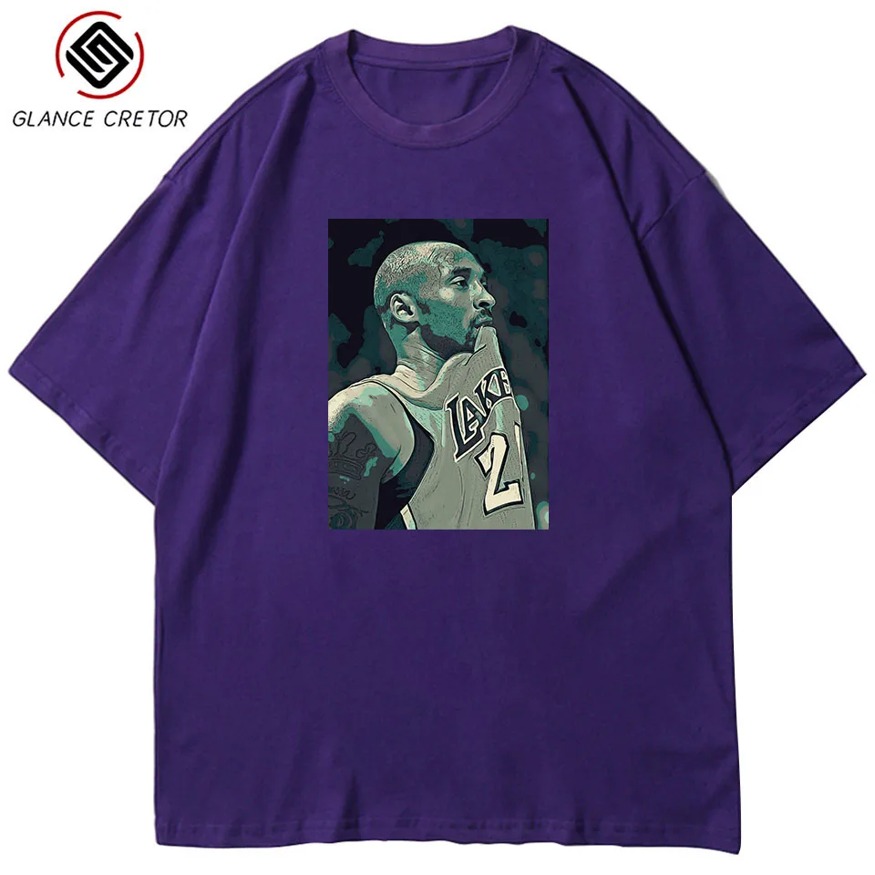 Баскетбольная уличная футболка Летняя модная спортивная Топы с принтом хип хоп