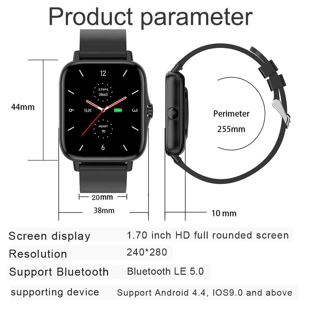 2021 New Smart Watch 1.69 Inch Men Full Touch Heart Rate Fitness Tracker IP67 Waterproof Women GTS 2 Smartwatch For Xiaomi Phone
2021 New Smart Watch 1.69 Inch Men Full Touch Heart Rate Fitness Tracker IP67 Waterproof Women GTS 2 Smartwatch For Xiaomi Phone